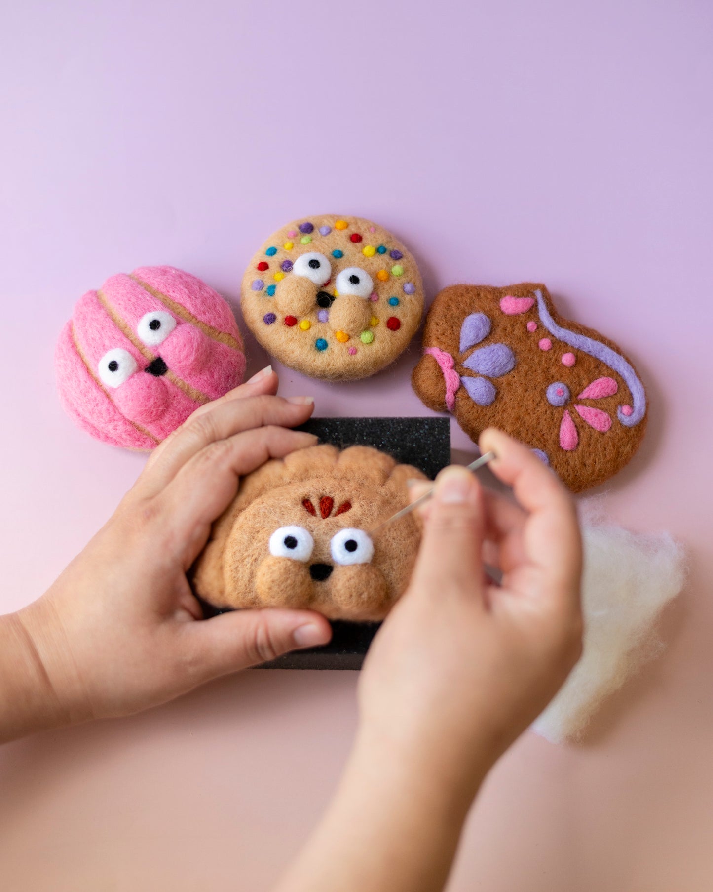 Needle Felting Workshop : Pan Dulce Ornament