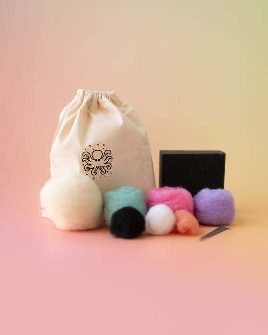 Cottontail Cuties Needle Felting Kit