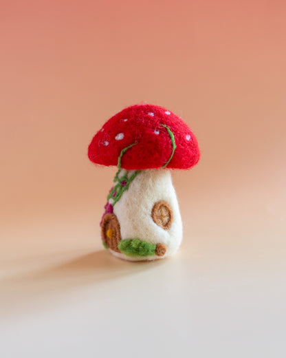 Mushroom Cottage Needle Felting Kit