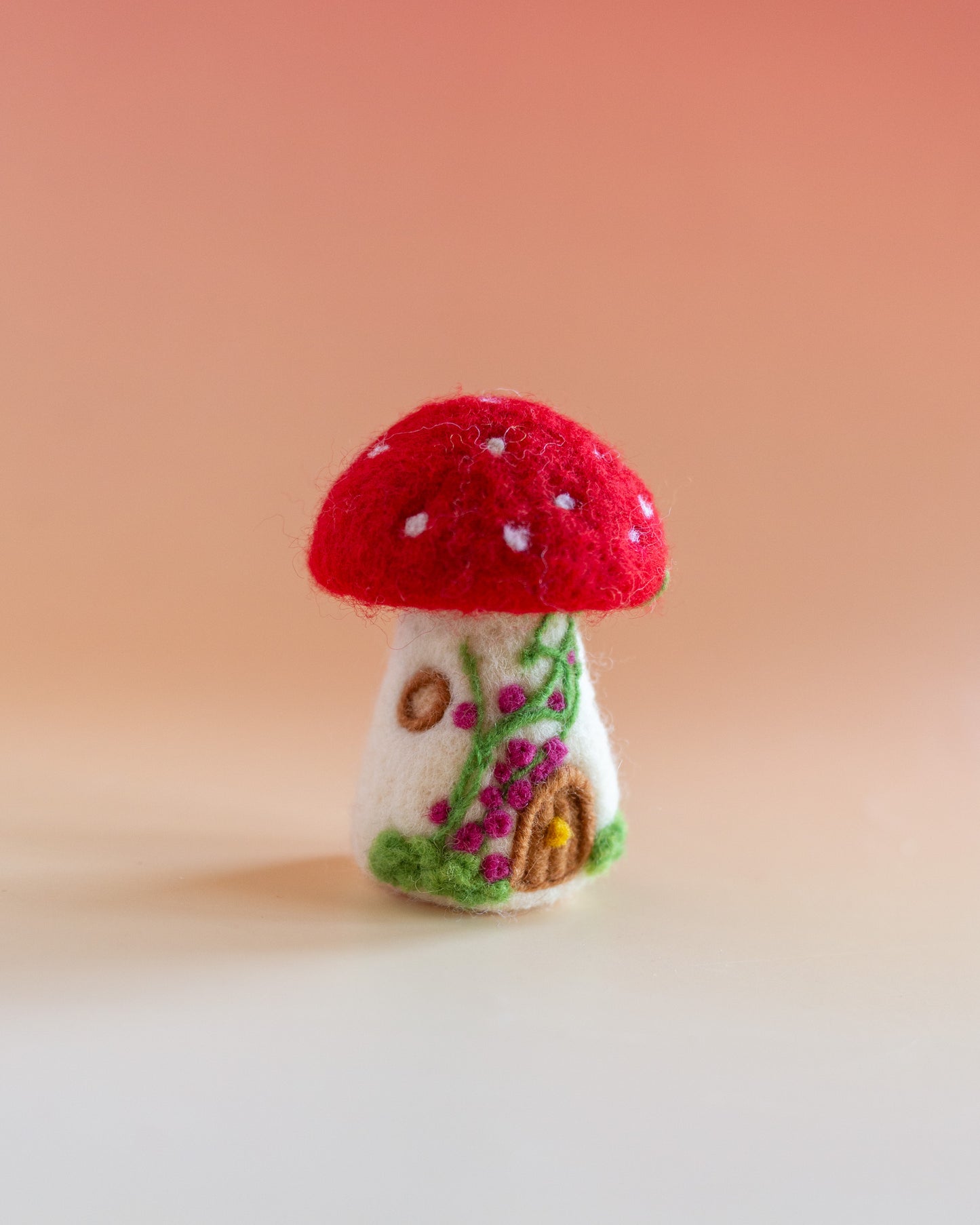 Mushroom Cottage Needle Felting Kit