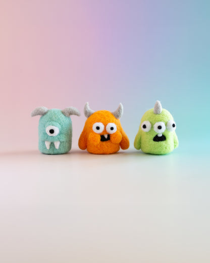 Mini Monsters Needle Felting Kit
