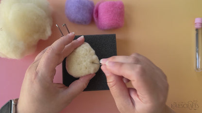 Cottontail Cuties Needle Felting Kit